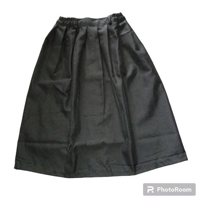 SET BAJU ROK HITAM PUTIH +HIJAB ANAK PEREMPUAN SD MADRASAH KATUN POLOS HITAM PUTIH SERAGAM