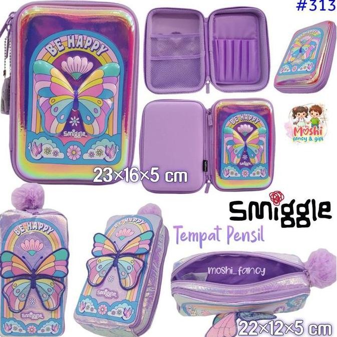 

Tempat Pensil Smiggle Butterfly Purple / Tempat Pensil Smiggle Kupu-Kupu Ungu Anak Perempuan / Tempat Pensil Smiggle Fairly Girl