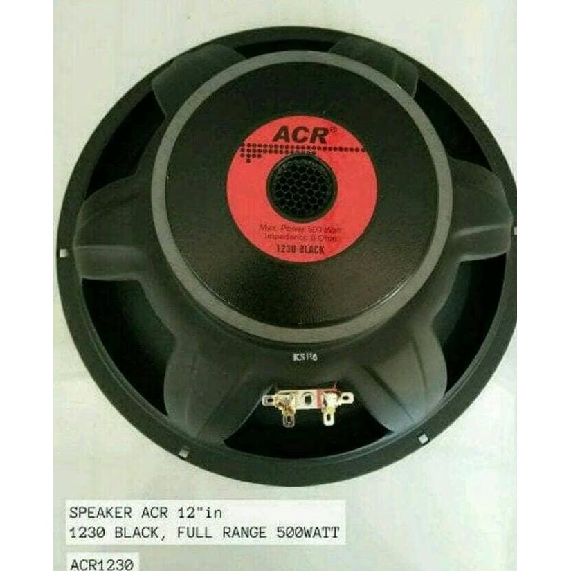 Speaker ACR 1230 Ukuran 12in Full Range 500 Watt