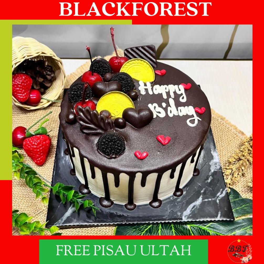

Kue Ulang Tahun / Birthday Cake / Blackforest / Cake Ulang Tahun /Korean Cake / Kue Ultah Nugi