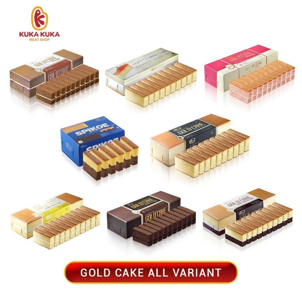 

Rious Gold Cake / Japanese Cake / Kue Bolu Mini By Bernardi Best Variant 190gr/200gr Nugi