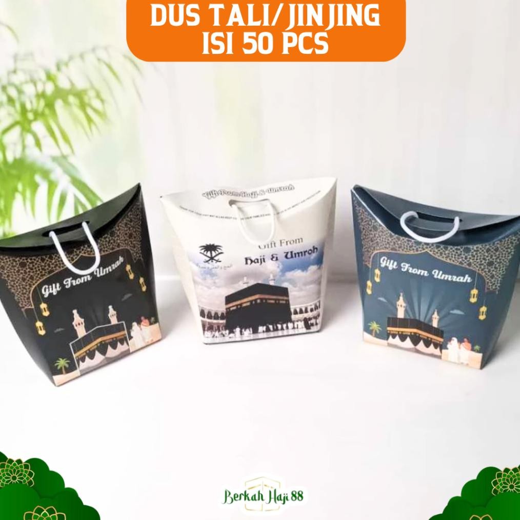 

Dus Jinjing Papperbag Tali Kosong untuk Oleh Oleh Haji dan Umroh Paket Isi 50 Pcs Nugi