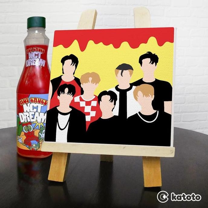 

PAINT BY NUMBERS NCT DREAM HOT SAUCE PAKET MELUKIS CANVAS 20x20 KATOTO