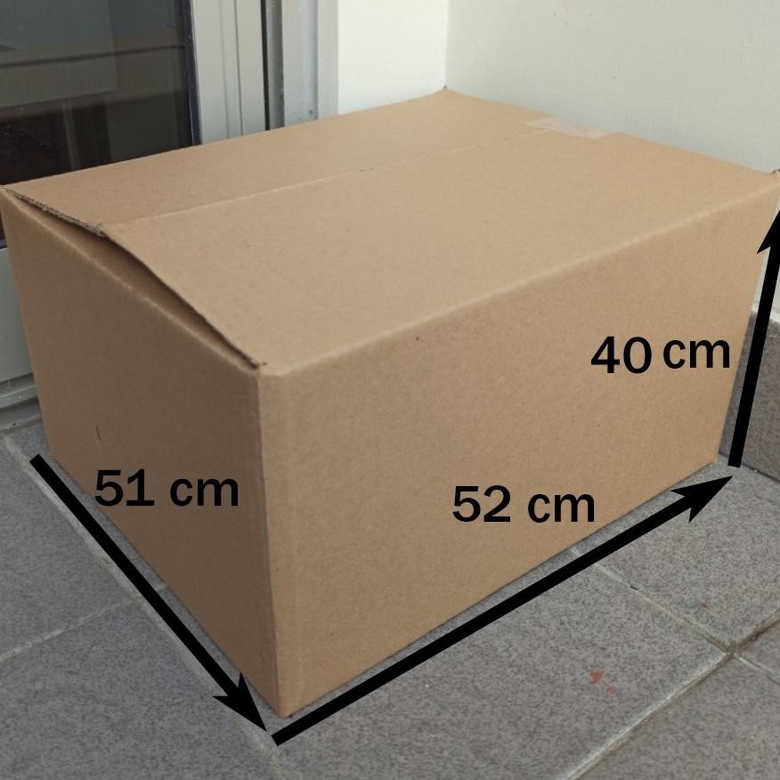 

Kardus Box - Polos - Double Wall (7mm) - 52 x 51 x 40 cm Nugi