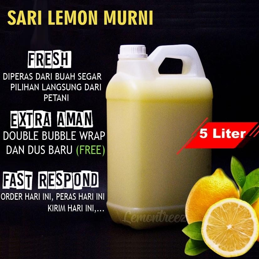 

Sari Lemon Asli Untuk Diet 5 liter Polos Tanpa Label sudah BPOM Peluang Usaha Pure Lemon Juice Termurah Nugi