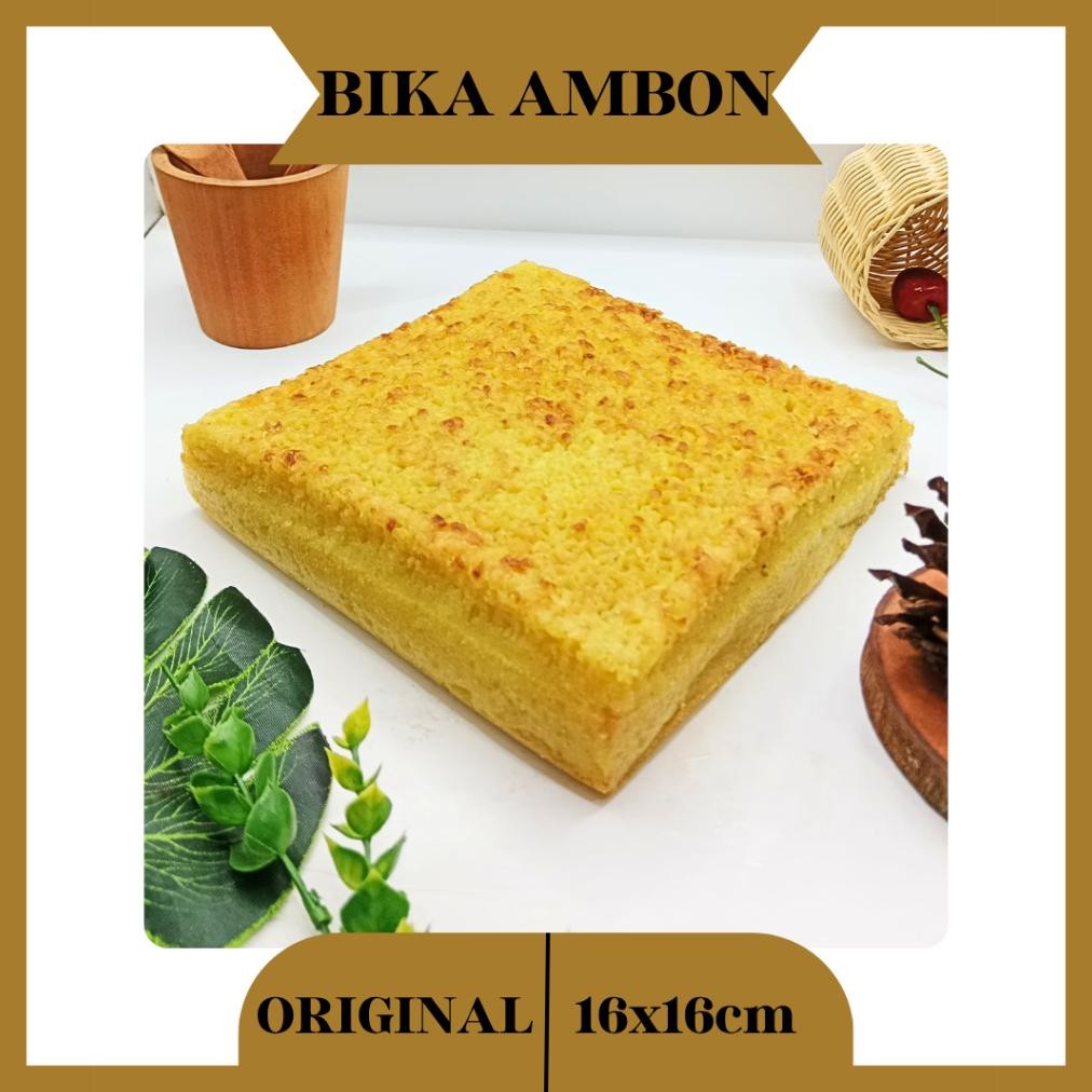 

Bika Ambon / Bikang Ambon Original Khas Medan Ukuran 17 x 17 / Kue Sarang Semut Nugi