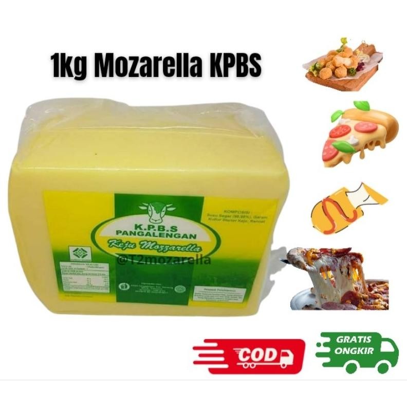 

1KG Mozzarella/Mozarella KPBS Pangalengan (BISA COD, INSTAN, YES) Nugi