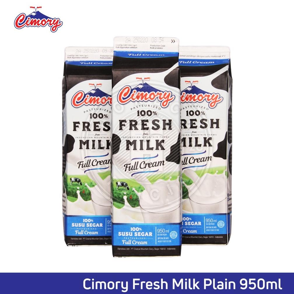 Fresh Milk CIMORY Plain 1L / Susu Segar FRESHMILK CIMORY Plain 1 Liter Nugi