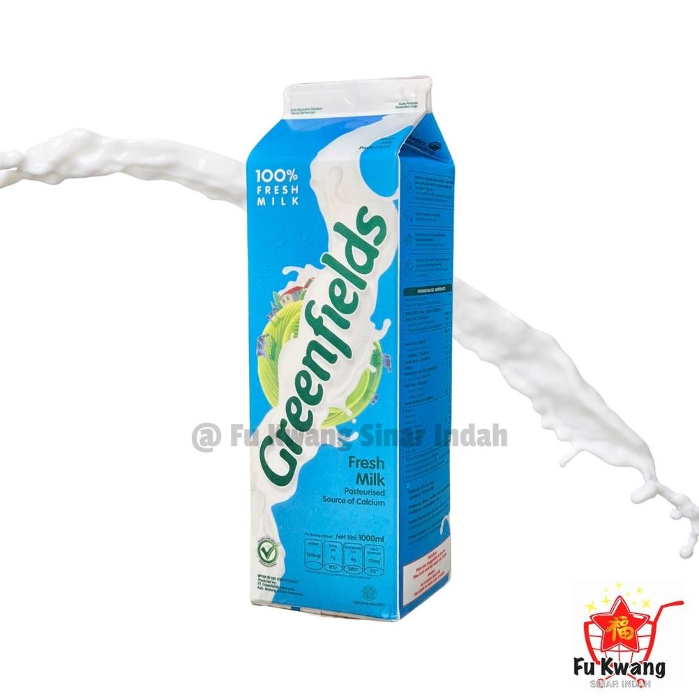 

Greenfields Greenfield Fresh Milk Susu Segar Green Fields 1 Liter 1000 mL Nugi