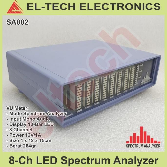 BEBAS ONGKIR - VU Meter Display Audio Monitor Spectrum Analyzer Graphic LED