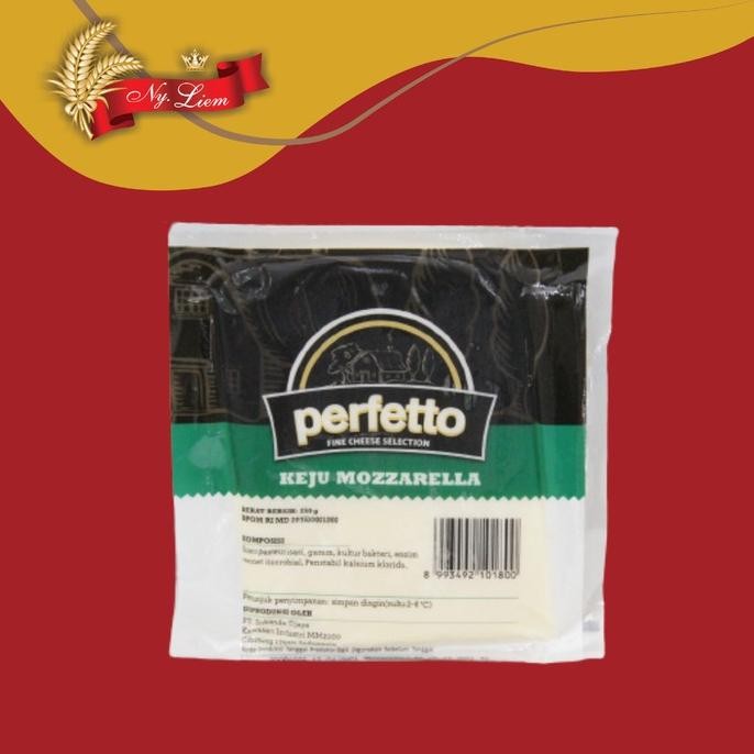 

PERFETTO Mozzarella Cheese / Keju Mozzarella 250 gram (GOJEK/GRAB) Nugi