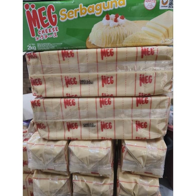 

Keju Meg Cheddar/ Serbaguna 2kg buy 1 get 1 keju 60gr termurah Nugi