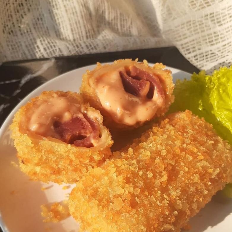 

Risoles Frozen IBAY|MAYO BEEF PEDAS| Isi 6 only Bandung Nugi