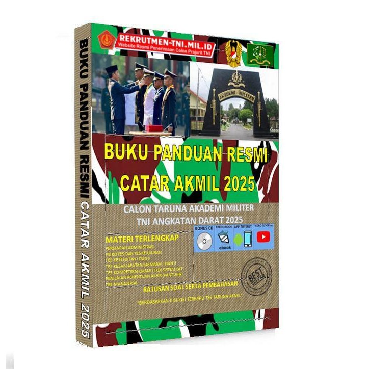 Kp Buku Panduan Persiapan Tes Seleksi Akademi Militer Akmil 2025 Lengkap