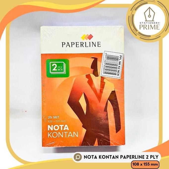 

Nota Kontan / Bon Kecil 2 Ply 2 Rangkap Paperline (1 Pack Isi 10 Buku)