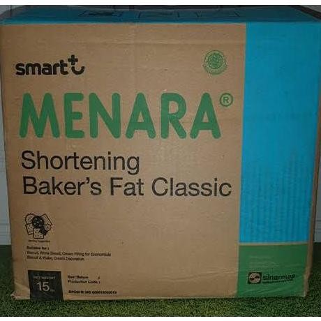 

Mentega Putih Menara Bakers Fat 15kg - White Gosend Grab Nugi