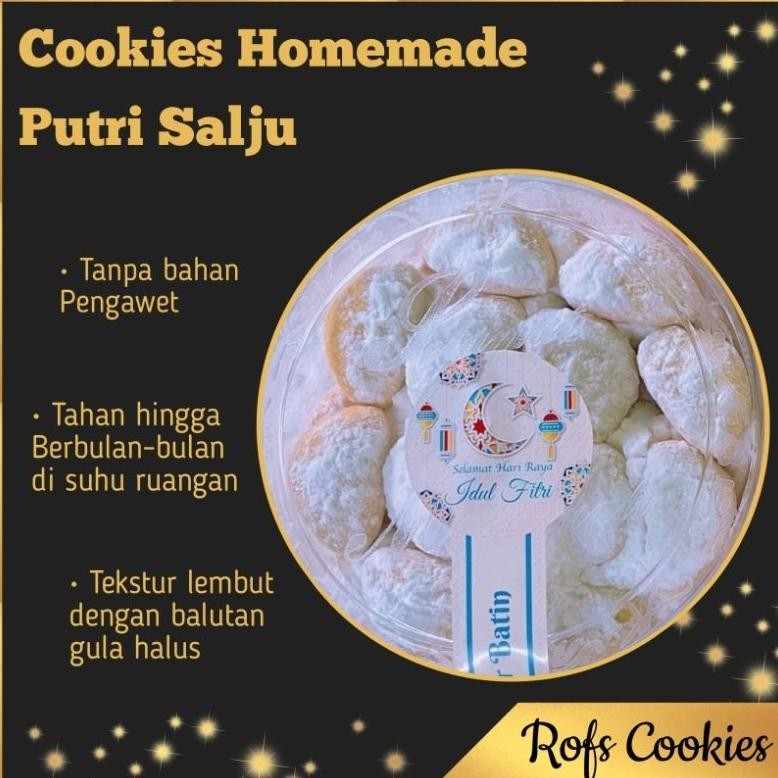 

Kue Putri Salju 500 gram | Kue Kering Khas Hari Raya Nugi