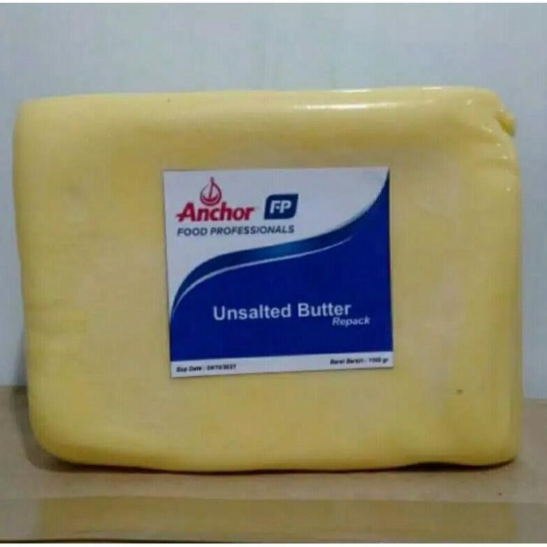 

Anchor Unsalted Butter 1kg Pure Butter Fresh Import Halal Nugi