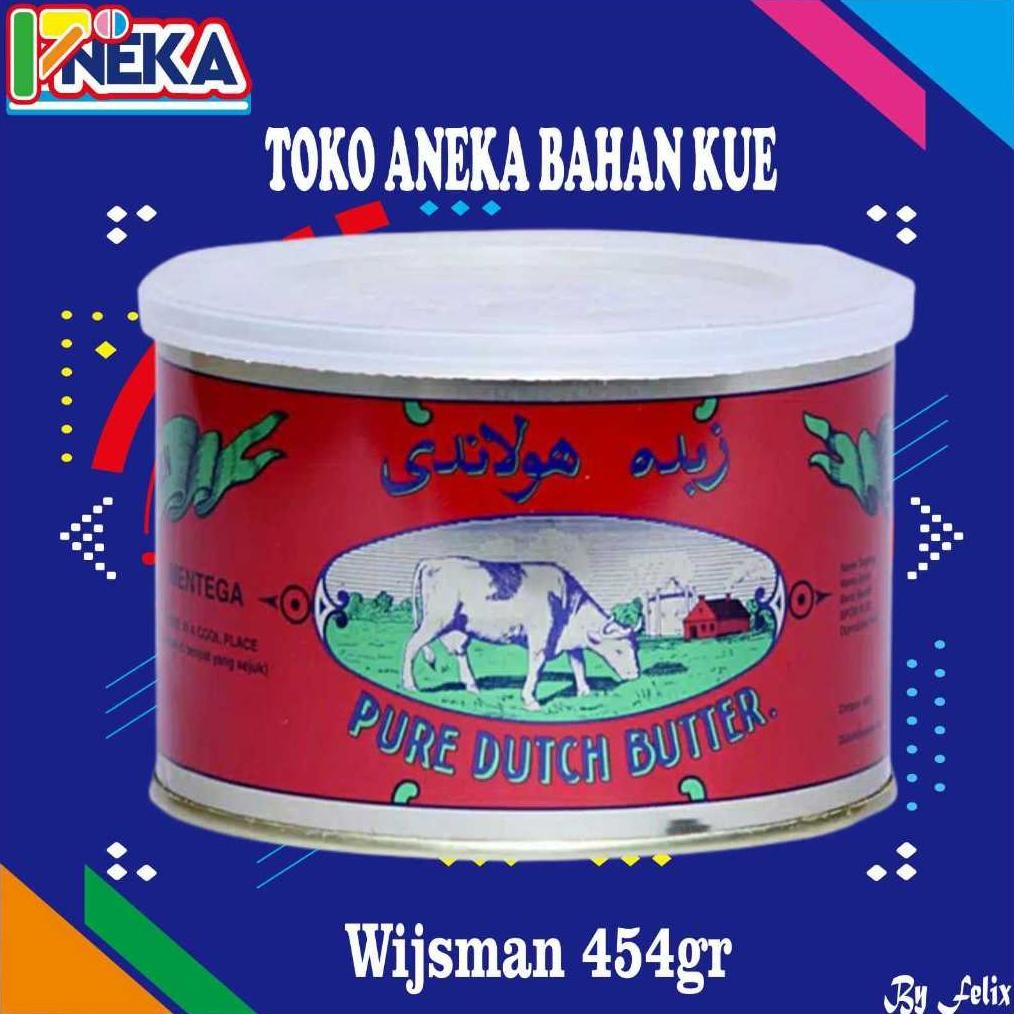 

Wijsman Dutch Butter 454gram (salted butter) /kaleng Nugi