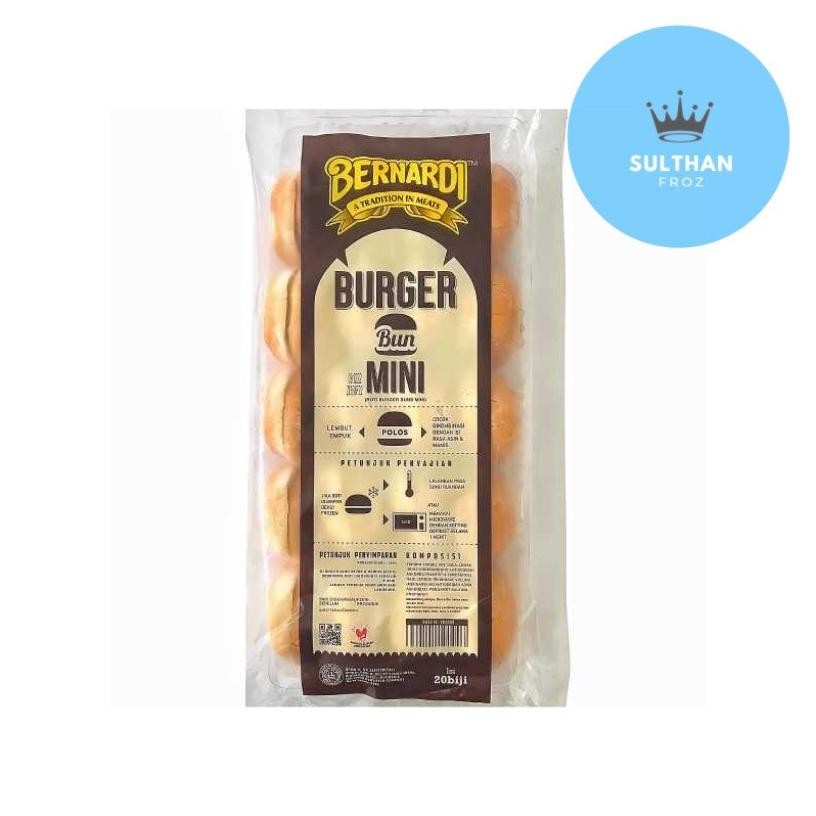 

BERNARDI ROTI BURGER MINI ISI 20 Nugi