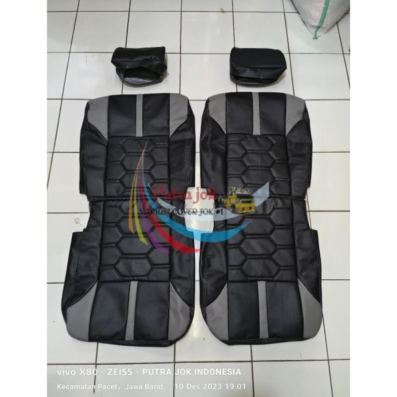 Cover jok mobil grandmax minibus motif tawon jok depan AST Nugi