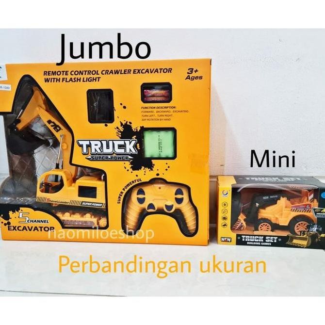 Terbaru Jumbo RC excavator mainan Mobil remote control excavator truck