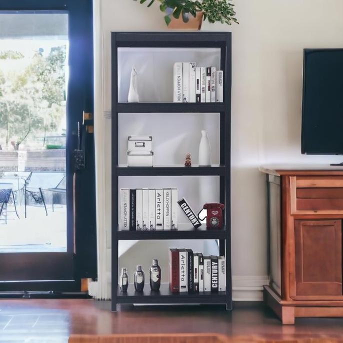 AZKO Krisbow Rak Besi 5 Tingkat - Hitam