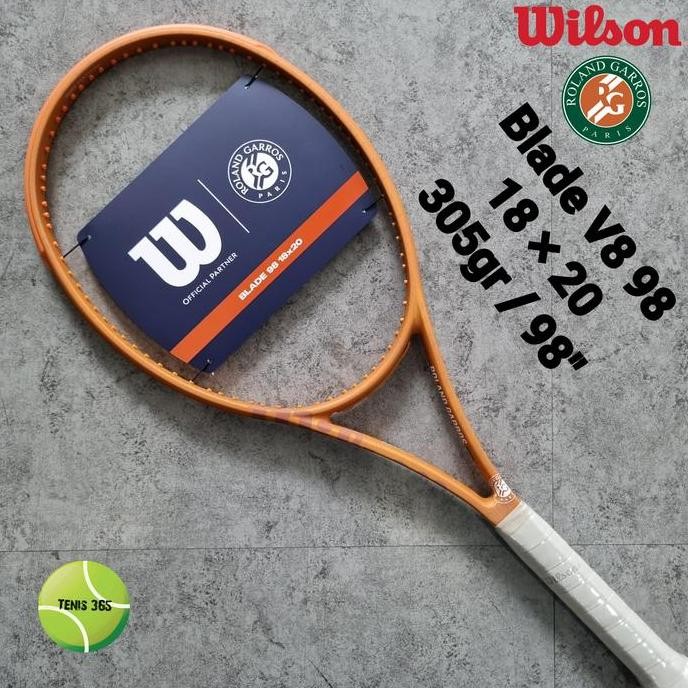 Raket Tenis Wilson Blade 98 18X20 Roland Garros Rg ( 305Gr / 98" )