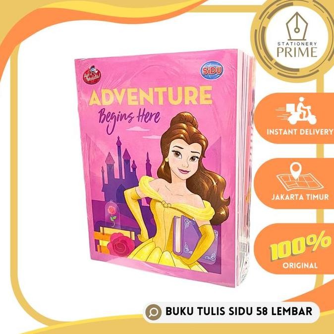 

Buku Tulis Sinar Dunia / Sidu 58 Lembar Marvel Mobile Legends Timnas Disney Princess ( 1 Pack Isi 10 Buku )