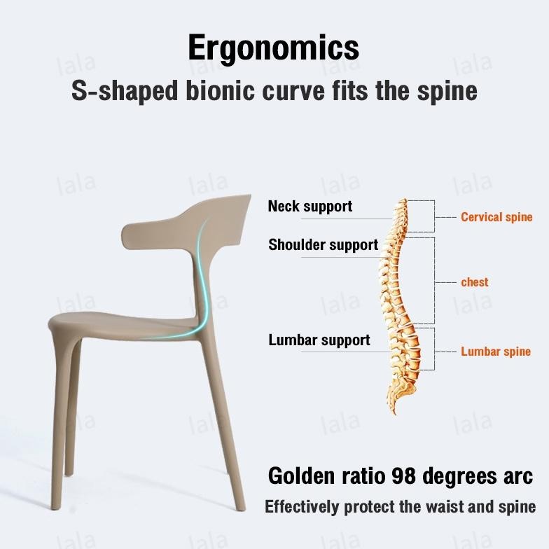 SaveMall Kursi Plastik/Kursi Kopi/Kursi Kantor/Kursi Luar Ruang/Kursi Santai/Kursi Ruang Tamu/Meja M