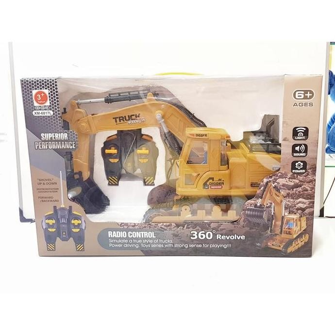 MAINAN ANAK MOBIL REMOTE CONTROL EXCAVATOR TRUCK JUMBO