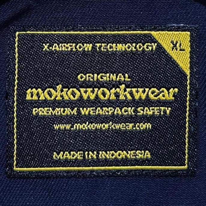 Wearpack Baju Safety Abu Tua / Charcoal Hi-Vis Mokoworkwear Reflector Non Airflow