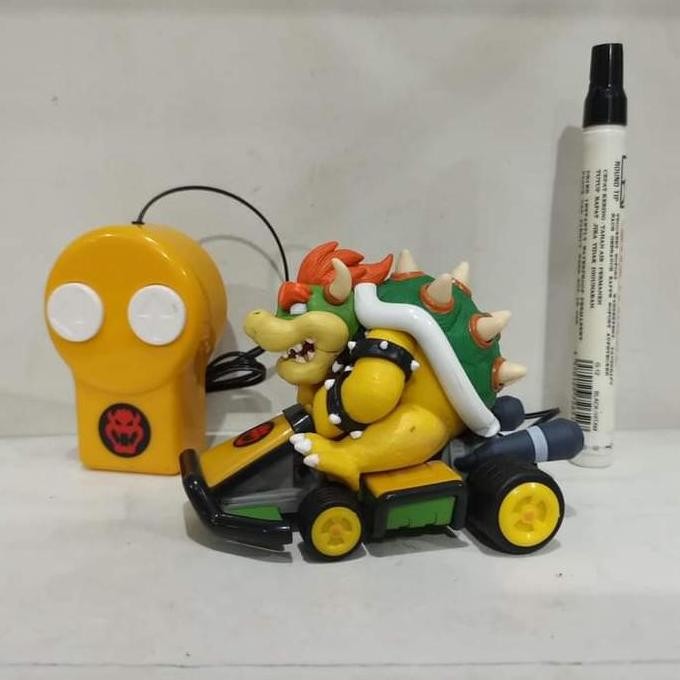 mainan diecast mobil mario kart bowser remote control super mario kart