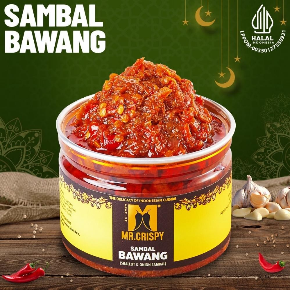 

Update - Sambal Bawang/Terasi/Jontor/Hijau/Rica Sambel Mr.Crispy ,.
