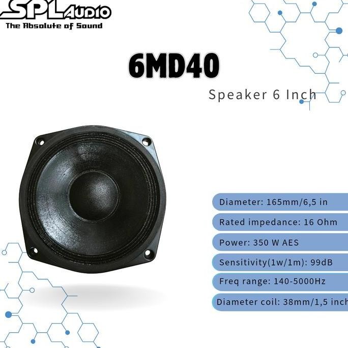 SPL Audio Speaker 6,5 Inch 6MD40