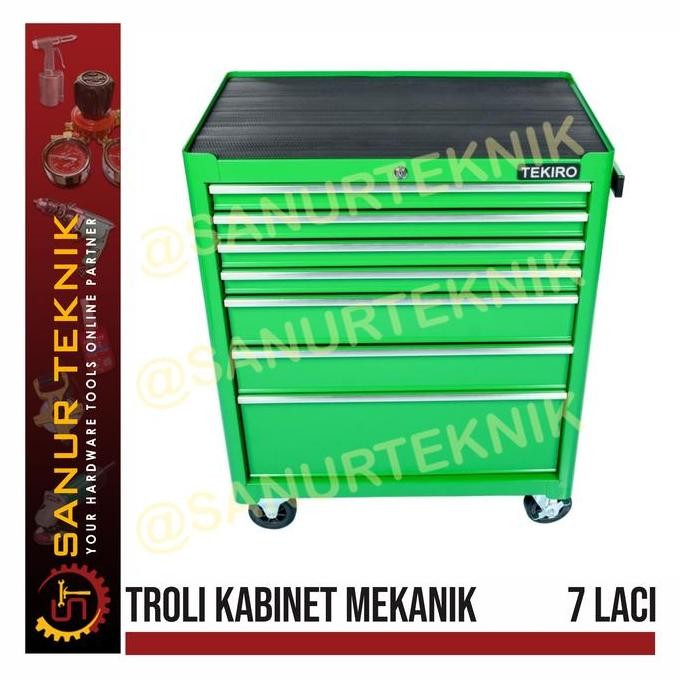 TERLARIS - TEKIRO Roller Cabinet 7 Drawer / Troli Kabinet Mekanik 7 Laci