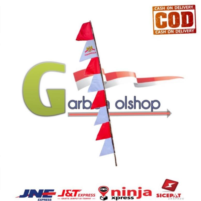 Umbul Umbul Gergaji Merah Putih (1Kodi) Baru