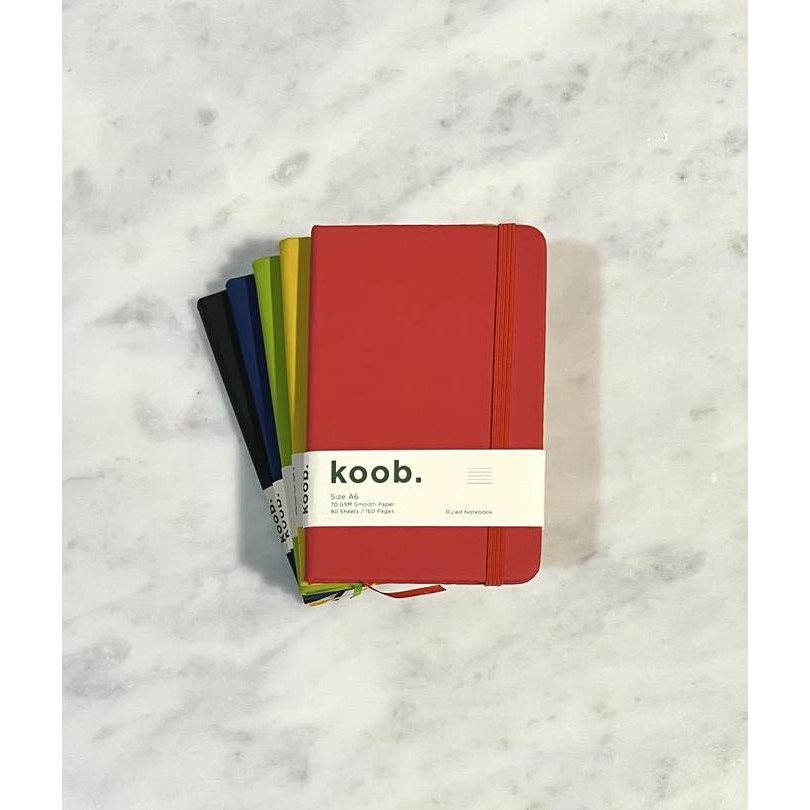 

Koob. Notebook A6 Hardcover Buku Tulis Agenda Jurnal Diary