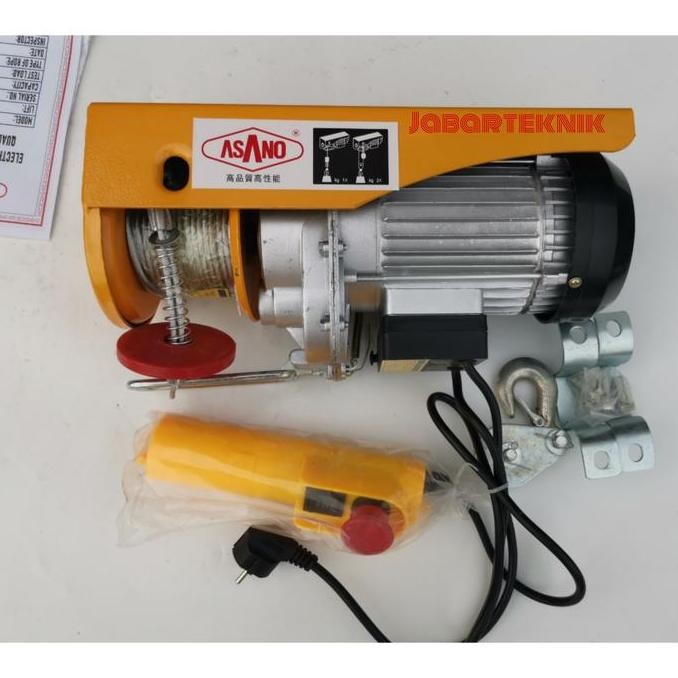 ASANO MINI HOIST 600 KG 12 M KATROL TAKEL LISTRIK ELEKTRIK 600KG