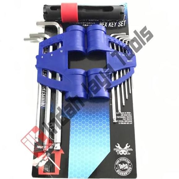 Kunci L Set Panjang Long Ballpoint 9 Pcs TOHO