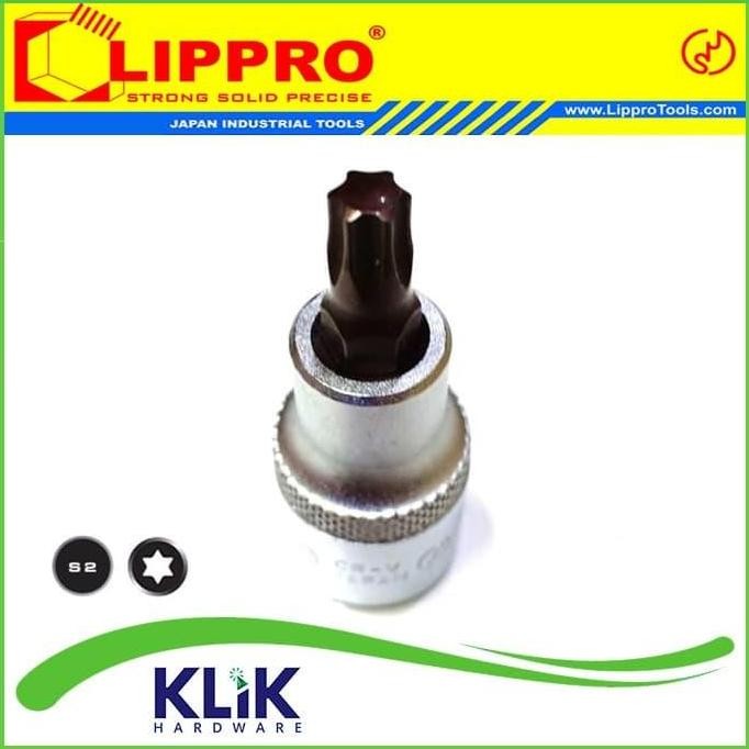 Lippro Star Bit Socket Short T-40 - Mata Sock Bintang Pendek T40