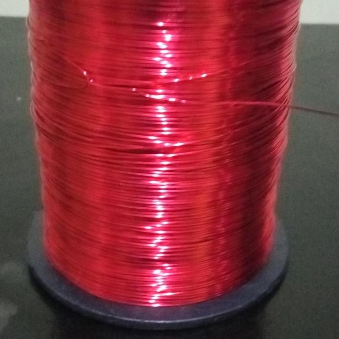 Kawat Email Tembaga Tamiya Audio Kerajinan Philips Jerman Merah 0.50