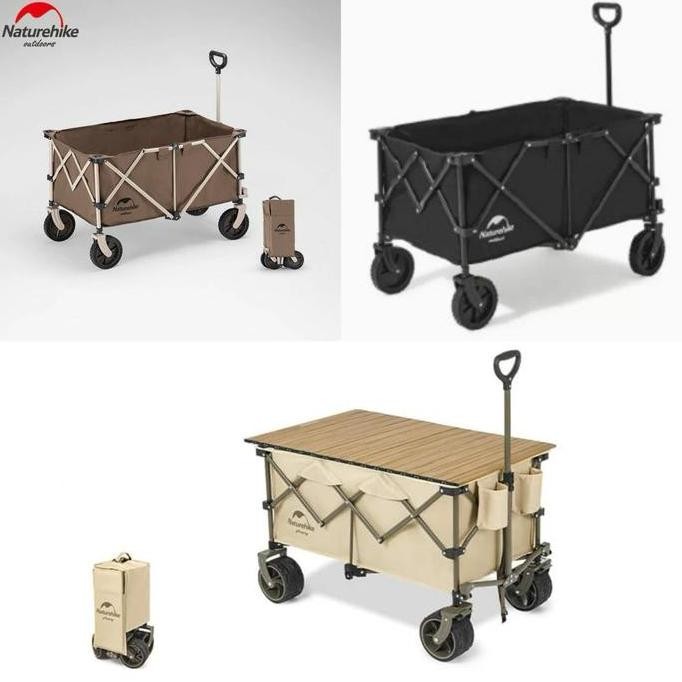Troli naturehike TC02 NH20PJ005/Tabletop PNH22JU001 gerobak lipat