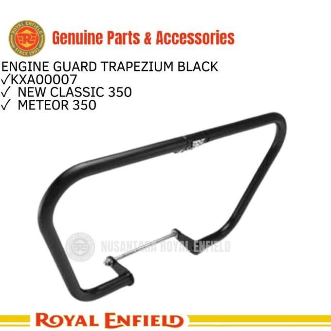 ORIGINAL ROYAL ENFIELD ENGINE GUARD TRAPEZIUM BLACK METEOR & CLASSIC