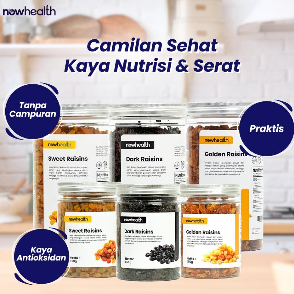 

Kismis Dark Sweet Golden Raisin 600 Gr Nowhealth Asam Manis Hitam Simin Mutiara Bla Raisin Topping Campuran Camilan Sehat