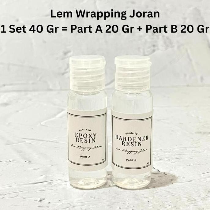 Lem Epoxy Resin Include Hardener - Lem Wrapping Joran Bening - Resin Joran