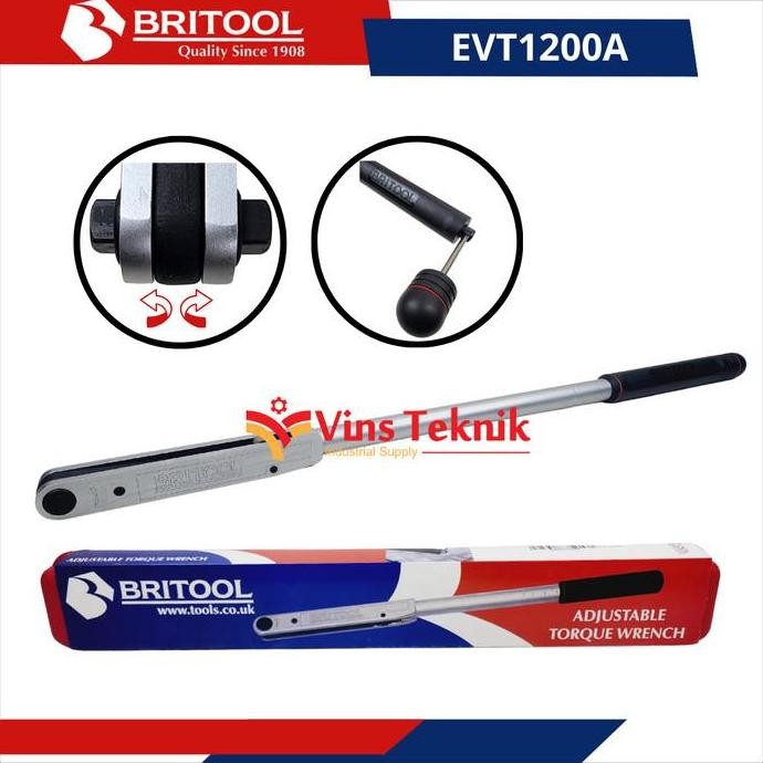 Kunci momen kunci torsi 1/2inch torque wrench EVT 1200 BRITOOL EVT1200