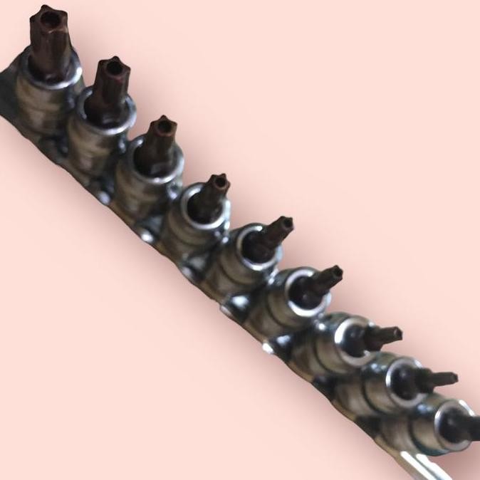 Kunci sok bintang 5 set - star bits socket set - DR 3/8 inchi