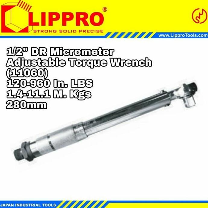 KUNCI TORSI TORQUE LIPPRO GAGANG KUNCI MOMEN LIPRO 1/2"