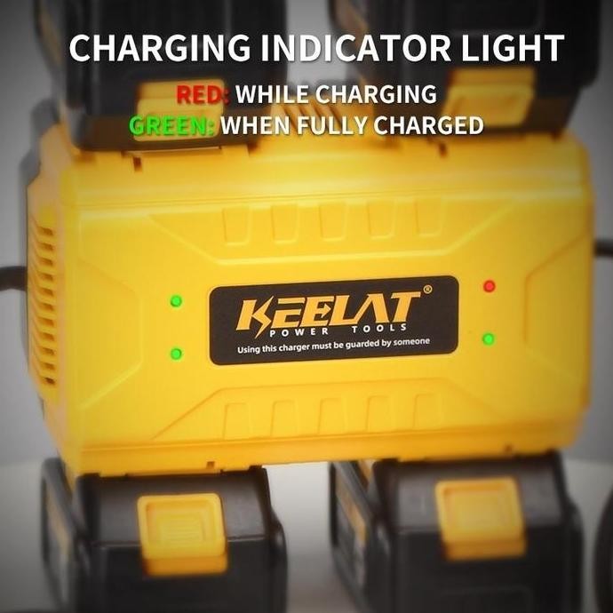 KEELAT MT Multifunctional Charger Power Bank Impact Wrench Mesin bor Pengisi Baterai